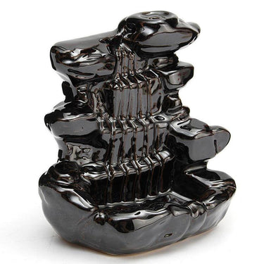 Waterfall Porcelain Backflow Ceramic Incense Burner